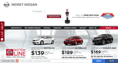 Desktop Screenshot of nemetnissan.com